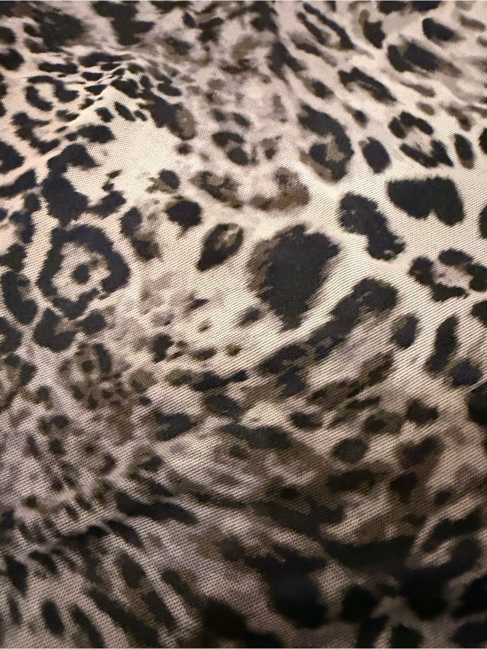 🐆 Eliza J Animal Print Midi Dress Size 8 Ruched Sleeve Mock Neck Fit & Flare - Picture 9 of 12